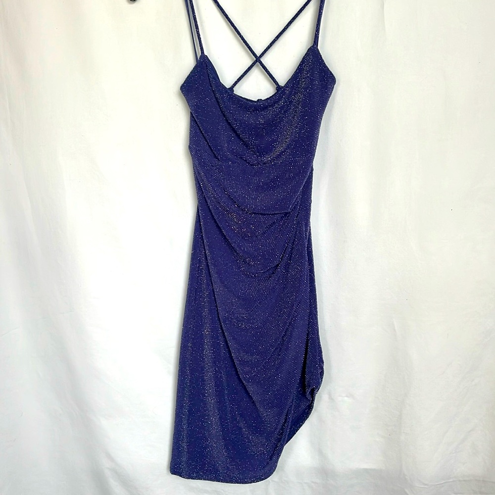 City Vibe Lavender Cocktail Dress